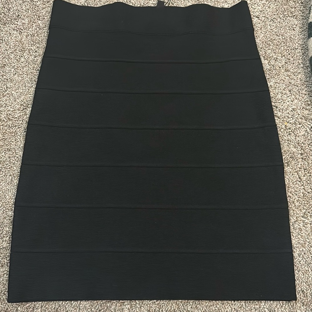 BCBGMAXAZRIA black tight skirt